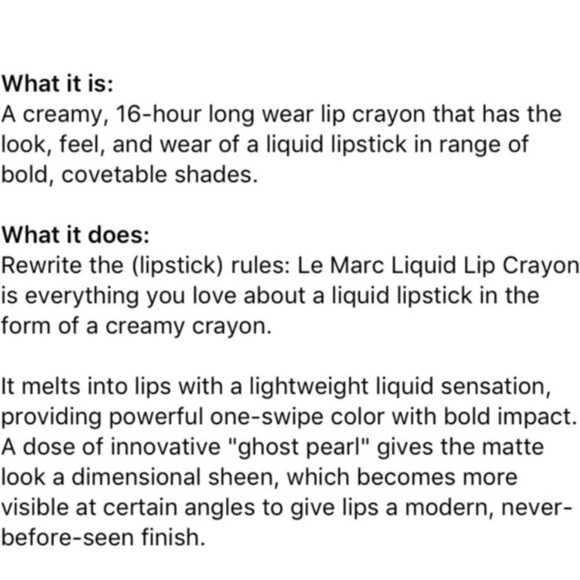 Marc Jacobs Le Marc Liquid Lip Crayon - Picture 15 of 16